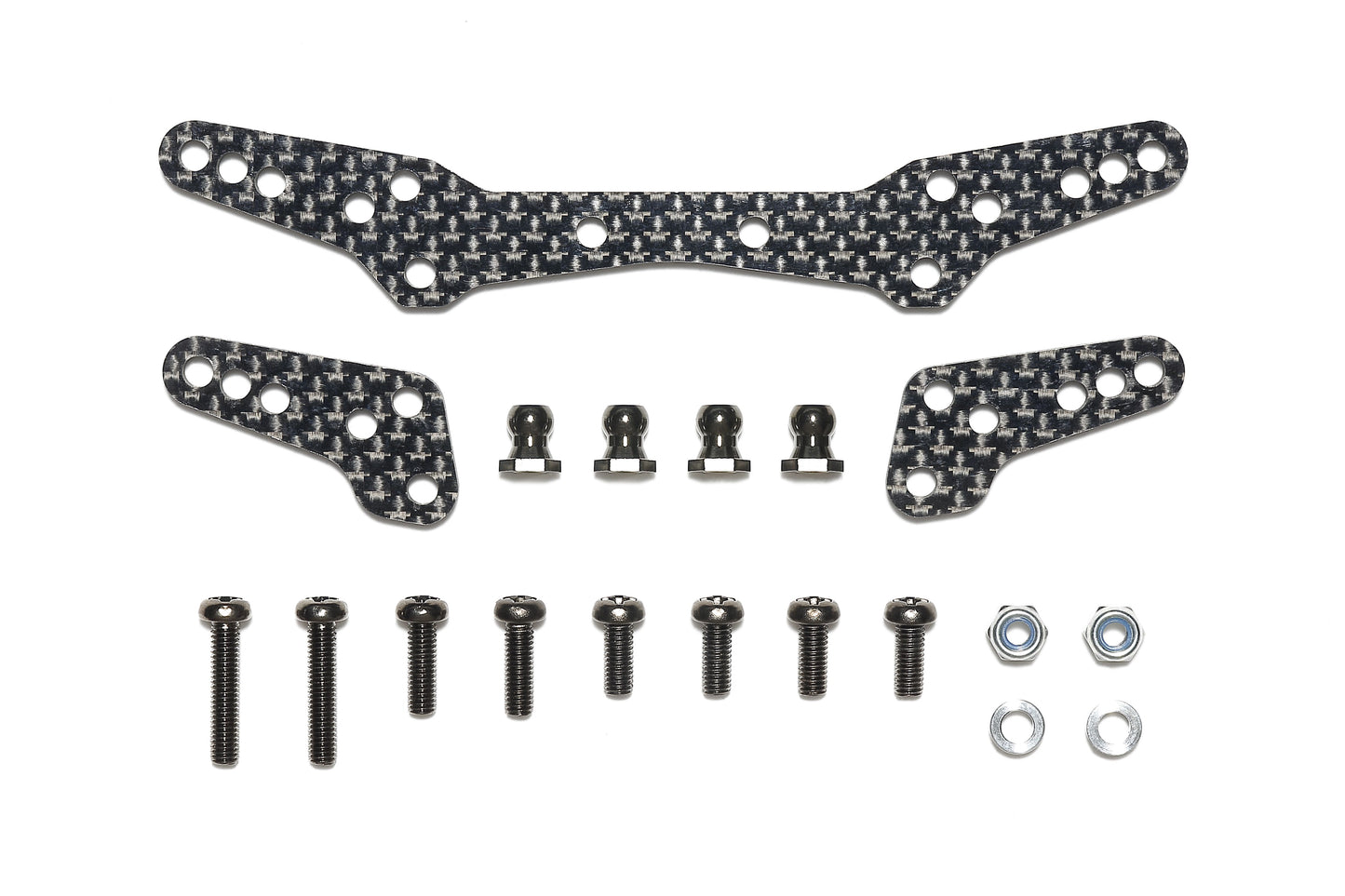 Kit de fixation d'amortisseur en carbone Tamiya DT-04 - 22094