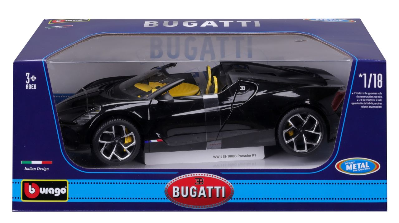 Bugatti Mistral 1/18 schwarz - RCXX - RC Racing Shop | RC Models | Tuning & Spare Parts for Professionals