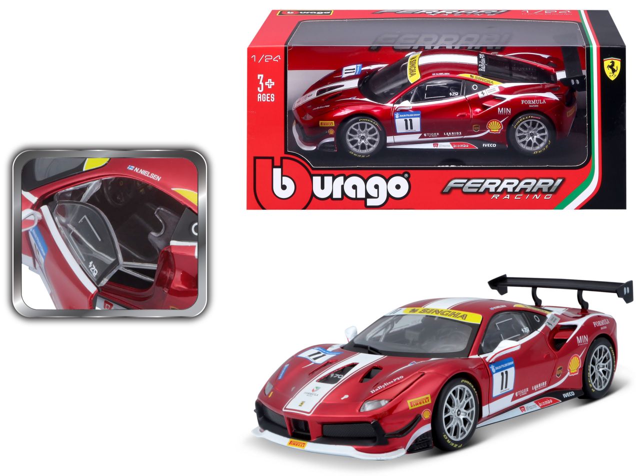 Ferrari Racing 488 Challenge 1/24 rot - RCXX - RC Racing Shop | RC Models | Tuning & Spare Parts for Professionals