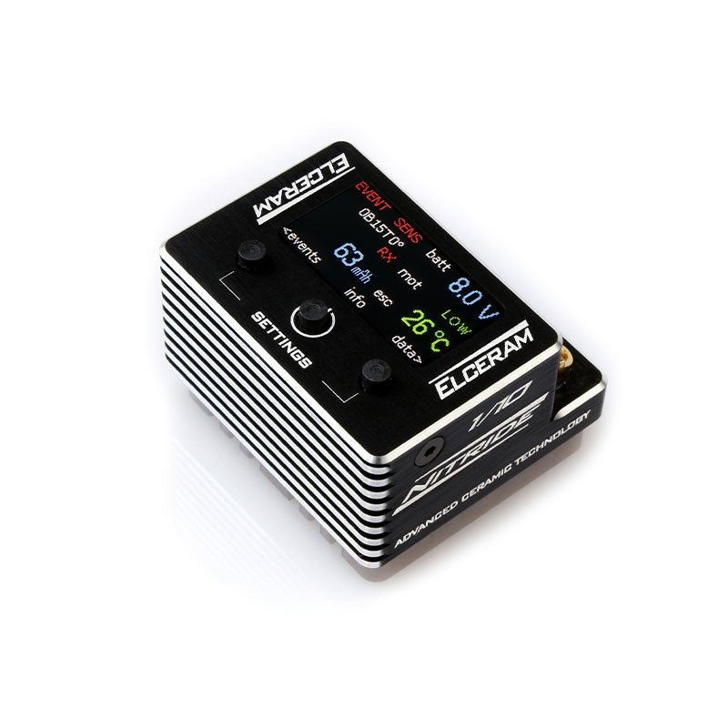 Contrôleur de vitesse électronique (ESC) brushless ELCERAM NITRIDE G2 1/10 Competition - ELC020