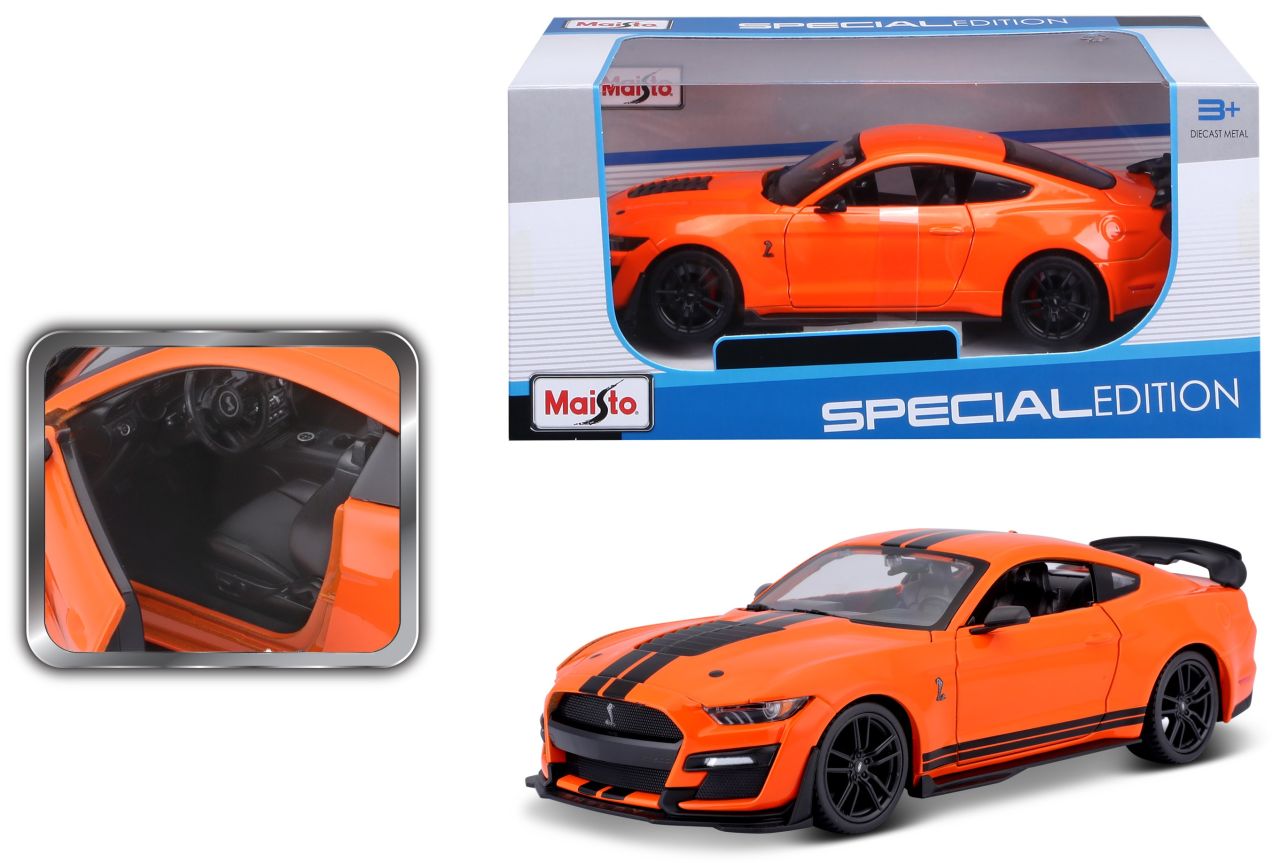 Ford Mustang Shelby GT500 2020 1/24 orange - RCXX - RC Racing Shop | RC Models | Tuning & Spare Parts for Professionals