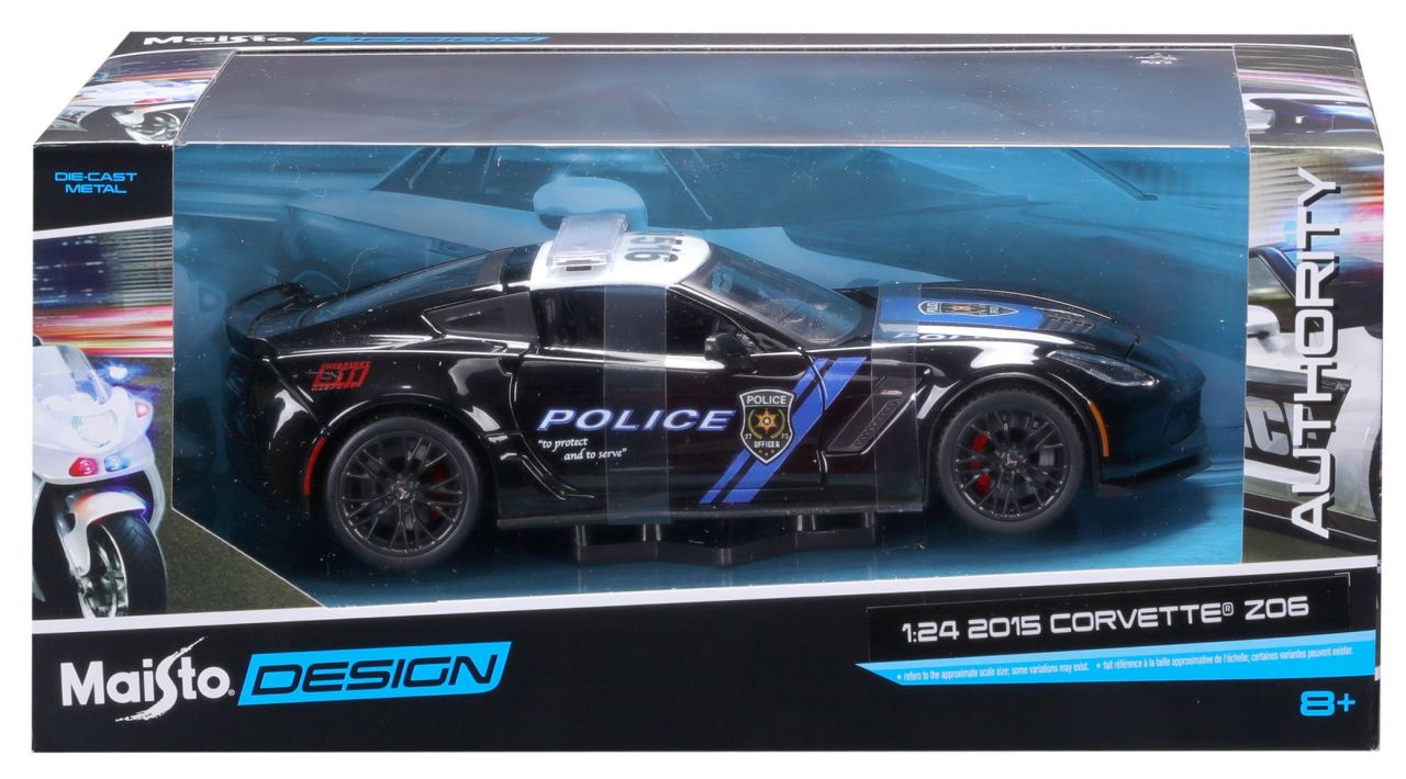 Chevrolet Corvette Z06 2015 Police 1/24 - RCXX - RC Racing Shop | RC Models | Tuning & Spare Parts for Professionals
