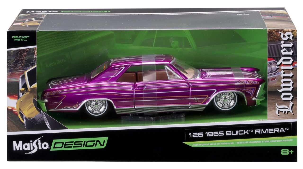 Buick Riviera 1965 Lowrider 1/24 violett - RCXX - RC Racing Shop | RC Models | Tuning & Spare Parts for Professionals