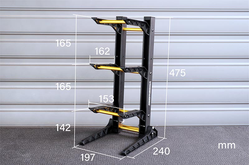 RC Car Display Rack (for 3 models) 200x240x475mm