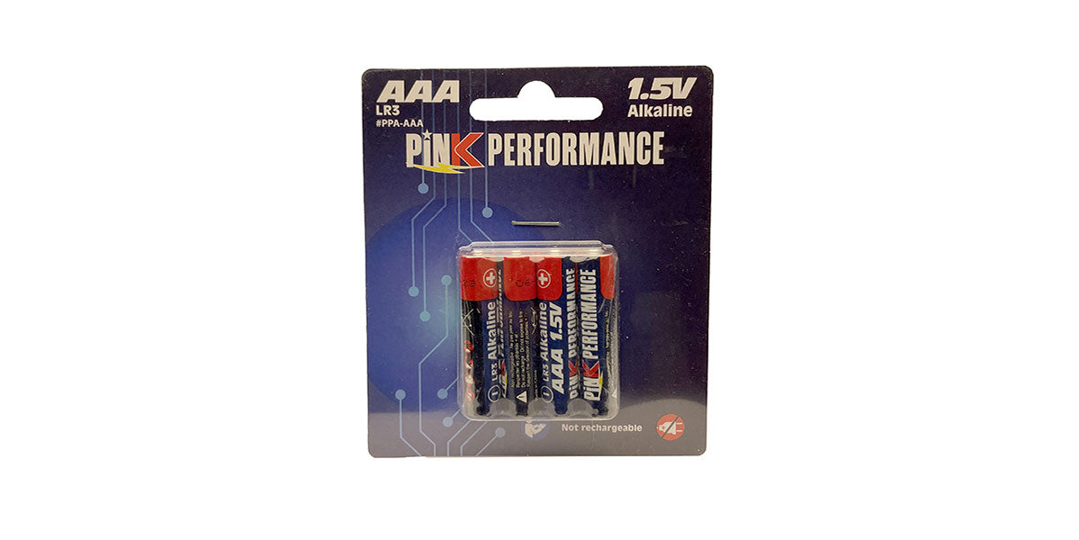 Pink Performance dry battery 1.5V AAA 1.5V R3 (4p)