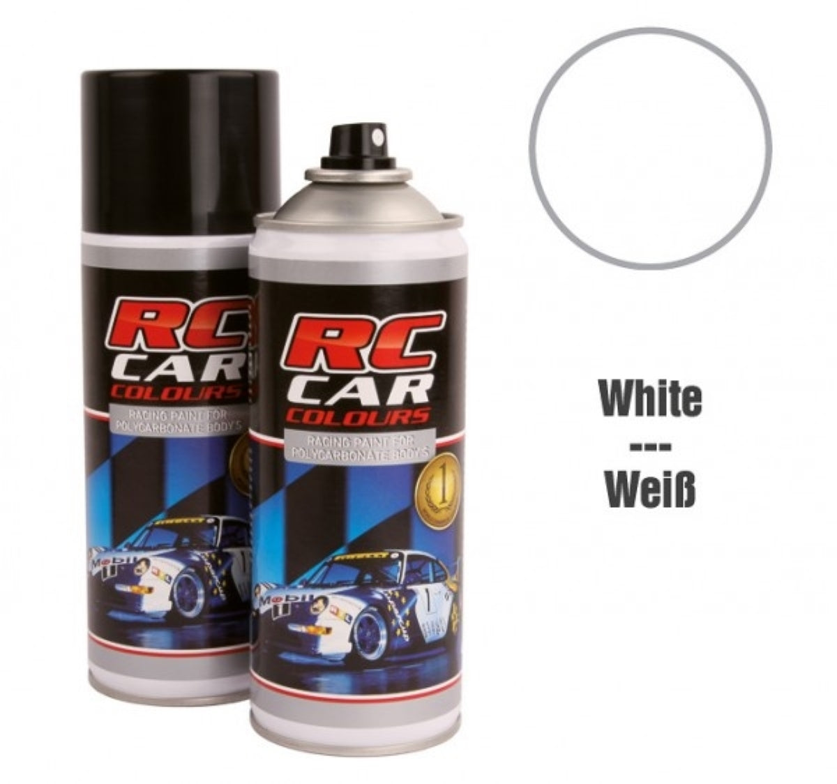 Ghiant RC Car Colours WHITE 710 Lexan Colour Spray 400ml - PRC00710-400 - RCXX - rc racing for professionals