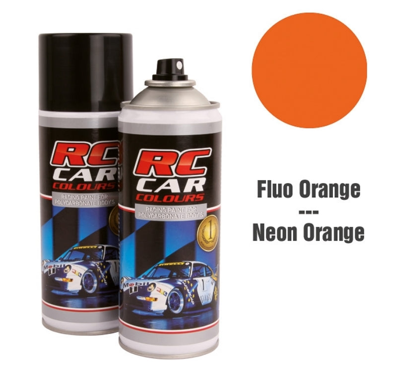 RC Car Colours FLUO DEEP (Snake) ORANGE 011 Lexan Colour Spray 150ml - PRC01011 - RCXX - rc racing for professionals