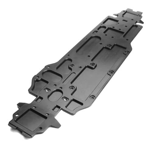 Tekno Chassis (7075, black anodized, lightened) - TKR5288