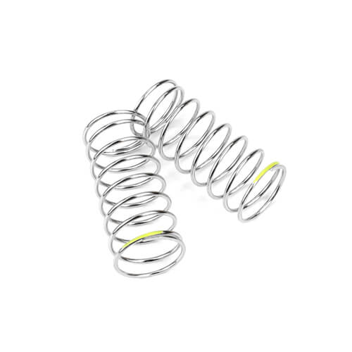 Tekno Shock Spring Set (front, 1.3x8.5, 3.41lb/in, 45mm, yellow) - TKR6785