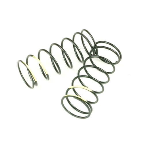 Tekno Shock Spring Set (front, 1.4x7.375, 5.48lb/in, 50mm, yellow) - TKR7043