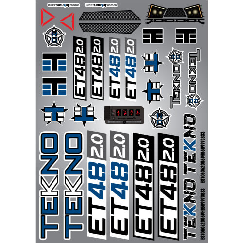 Tekno Decal Sheet (ET48 2.0) - TKR9646