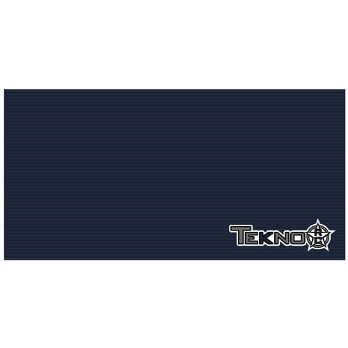 Tekno Pit Mat (Tekno RC logo, dark blue, 2’x4′) - TKR1121