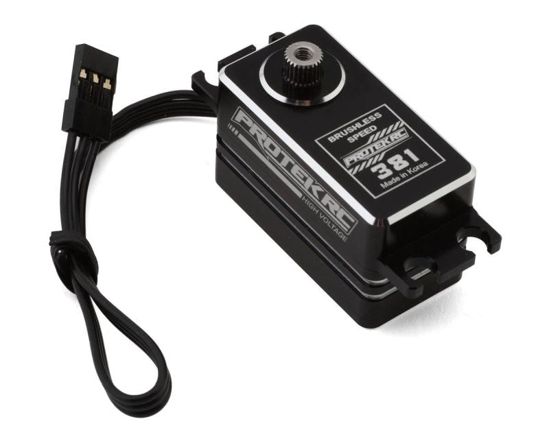 381 Ultra Low Profile High Speed Brushless Servo RC (High Volt / Metallgehäuse)