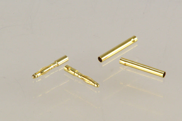 Gold-plated plugs & sockets 2.0mm – 5 pairs - C180725