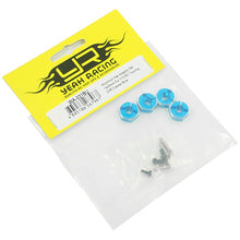 Aluminum Hex Adaptor Set 12x5mm For 1/10 RC Touring Drift Crawler Blue