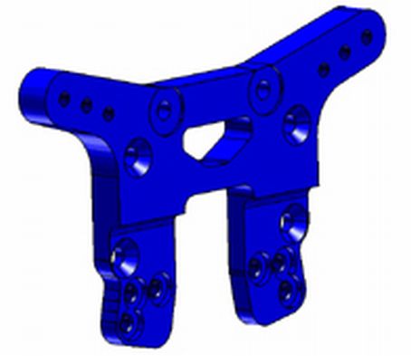 Tamiya GT-01 ALU Rear Damper Stay - RCXX - RC Racing Shop | RC Models | Tuning & Spare Parts for Professionals