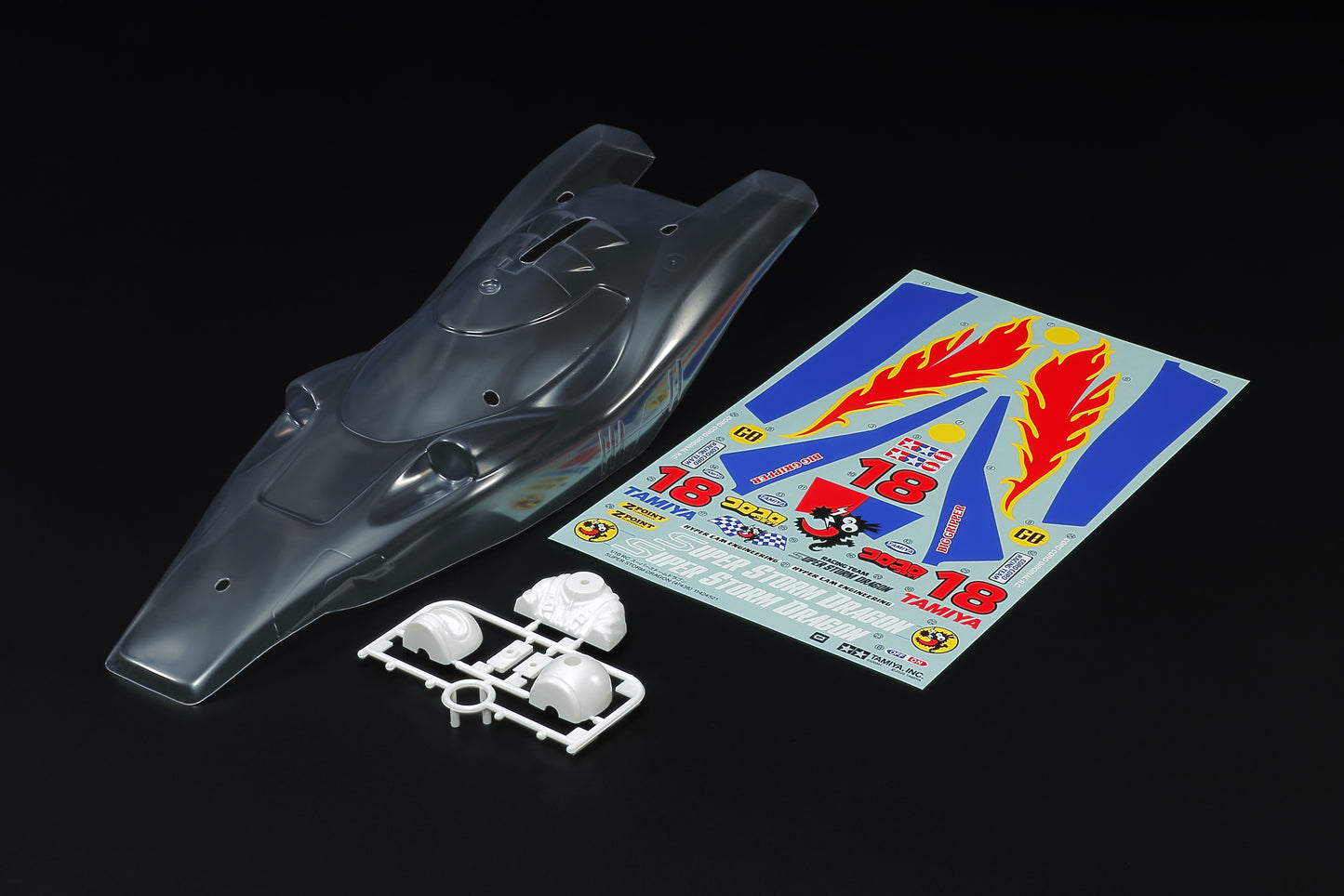 Tamiya Super Storm Dragon Body Parts Set - RCXX - RC Racing Shop | RC Models | Tuning & Spare Parts for Professionals