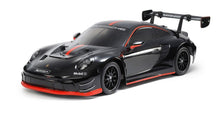 Tamiya Porsche 911 GT3 R (992) – Carrosserie peinte en noir (Châssis TT-02) - 47512