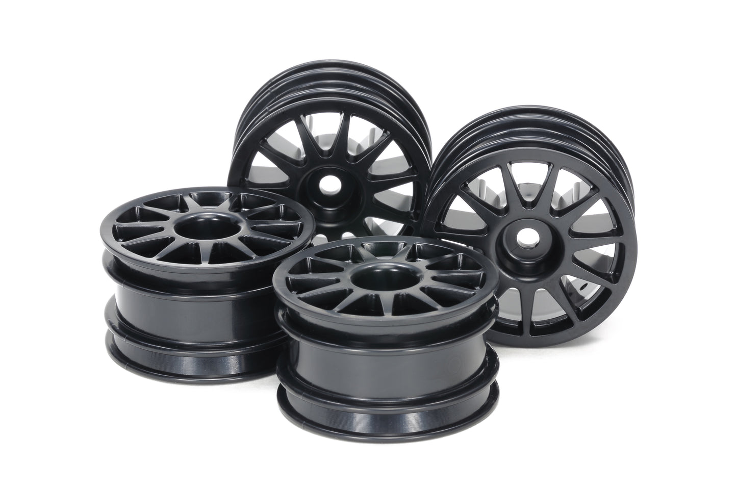 Tamiya M-Chassis 11-Spoke Wheels (black  4 pcs) - RCXX - RC Racing Shop | RC Models | Tuning & Spare Parts for Professionals