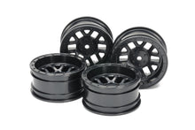 Tamiya CC-02 12 Spoke Wheels (4)  black +6 Offset - RCXX - RC Racing Shop | RC Models | Tuning & Spare Parts for Professionals