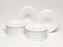 Tamiya Medium-Narrow White Dish Wheels 24 mm (4) - 53475