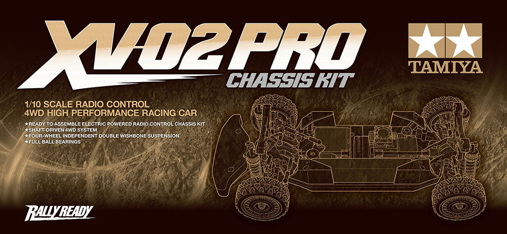 Tamiya 1/10RC XV-02 Pro Chassis Kit - RCXX - RC Racing Shop | RC Models | Tuning & Spare Parts for Professionals