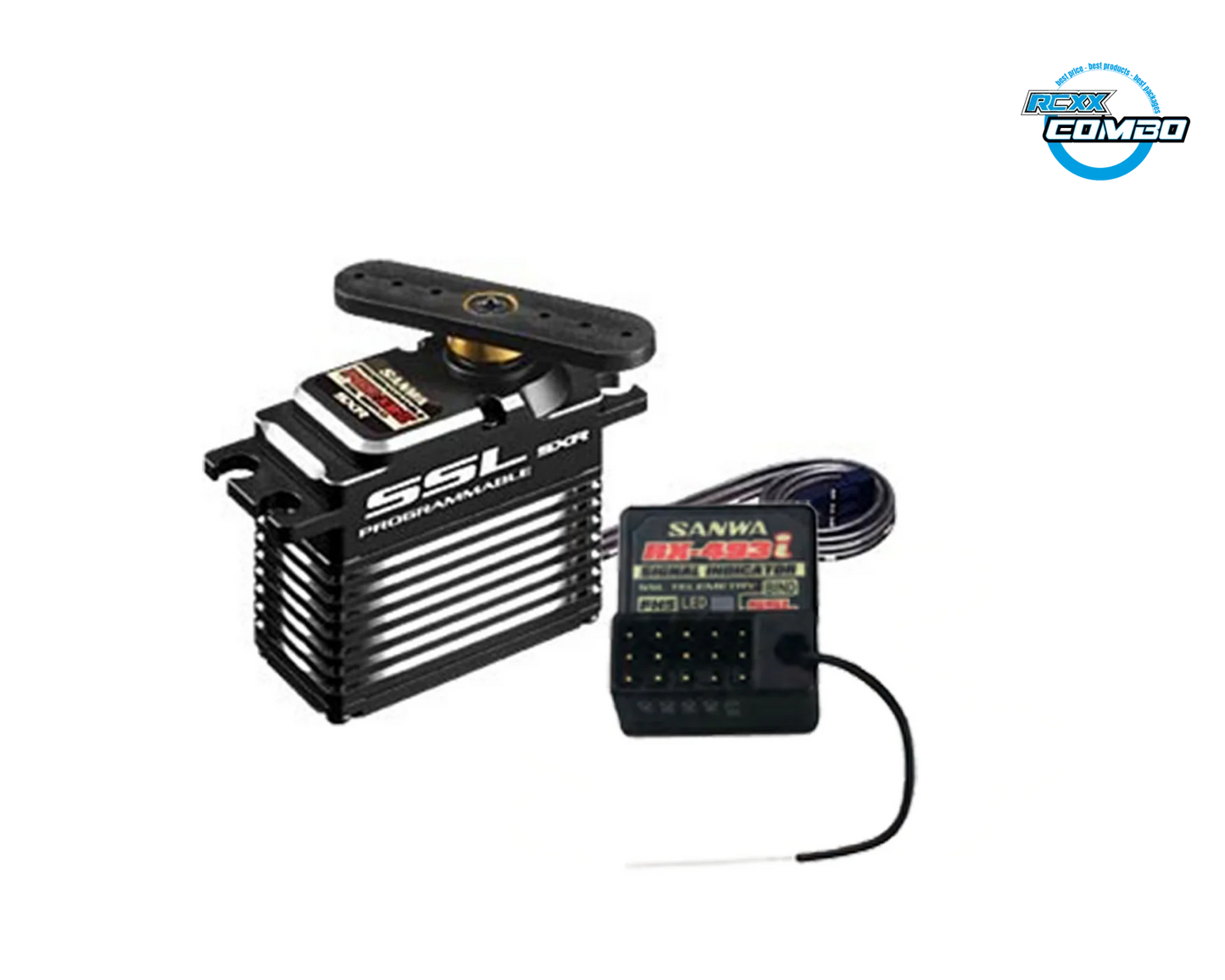 Sanwa Special Set RX-493i Receiver + PGS-XB2 Servo - 107A41376A-SXB - RCXX - RC Racing Shop | RC Models | Tuning & Spare Parts for Professionals