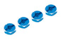 Aluminum Hex Adapter Set 12x5mm For 1/10 RC Touring Drift Crawler Blue