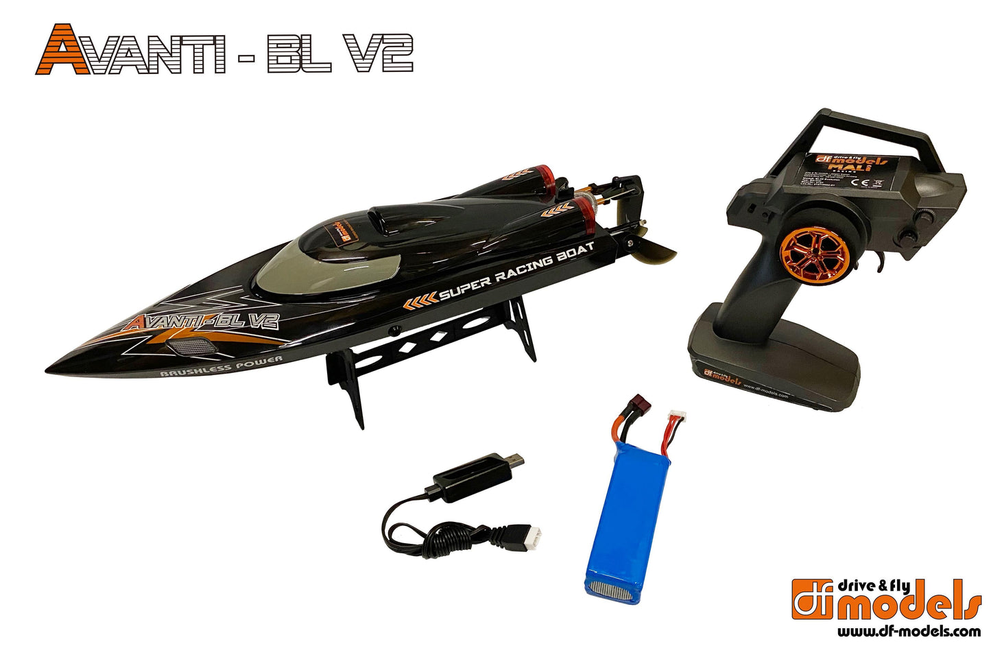DF-Models AVANTI BL V2 Brushless Race Boat - RCXX - RC Racing Shop | RC Models | Tuning & Spare Parts for Professionals