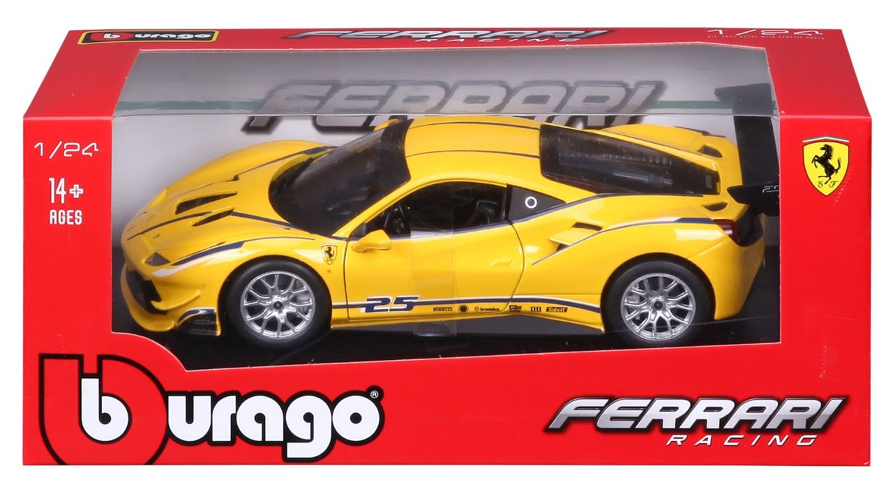 Ferrari Racing 488 Challenge 1/24 gelb - RCXX - RC Racing Shop | RC Models | Tuning & Spare Parts for Professionals