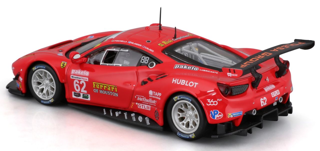 Ferrari Racing 488 GTE 2017 1/43 rot - RCXX - RC Racing Shop | RC Models | Tuning & Spare Parts for Professionals