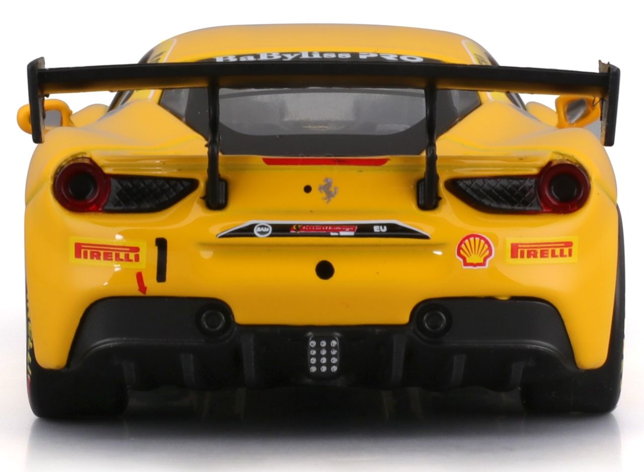 Ferrari Racing 488 Challenge 1/43 gelb - RCXX - RC Racing Shop | RC Models | Tuning & Spare Parts for Professionals