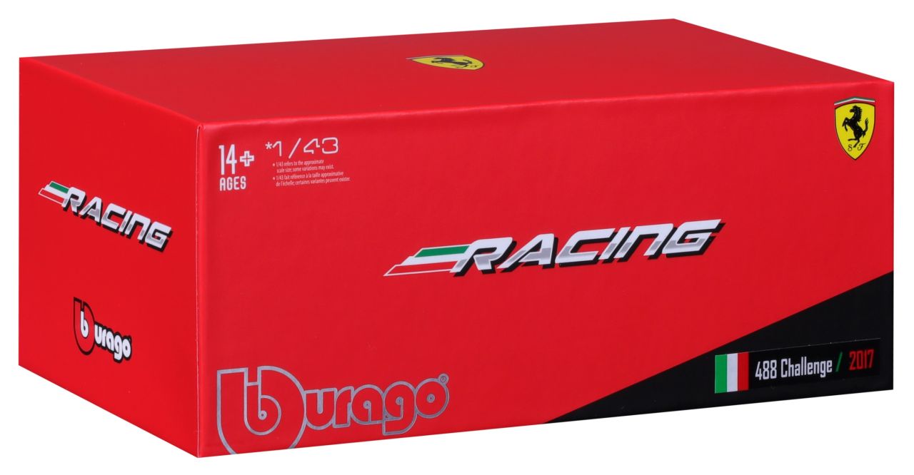 Ferrari Racing 488 Challenge 1/43 gelb - RCXX - RC Racing Shop | RC Models | Tuning & Spare Parts for Professionals