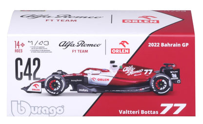 Alfa Romeo F1 Team Orlen C42 1/43 Bottas 2022 - RCXX - RC Racing Shop | RC Models | Tuning & Spare Parts for Professionals