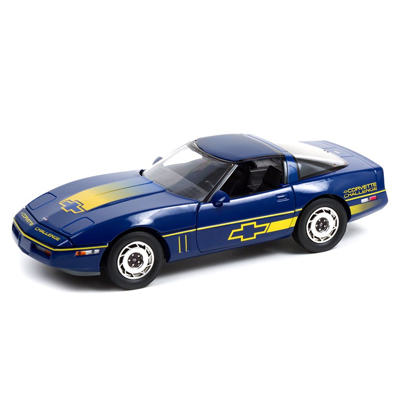 Chevrolet Corvette C4 de 1988 – Bleu / Jaune 1/18 - 13597