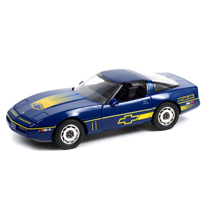 Chevrolet Corvette C4 de 1988 – Bleu / Jaune 1/18 - 13597