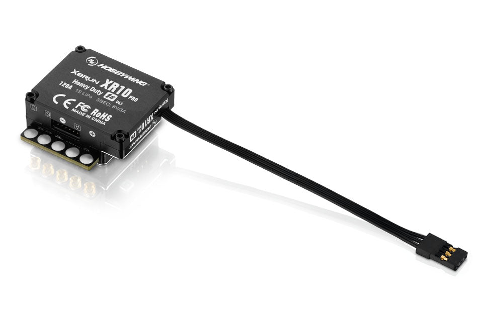 Hobbywing XeRun XR10 Pro 1S "Heavy Duty" 120A - Black - RCXX - RC Racing Shop | RC Models | Tuning & Spare Parts for Professionals