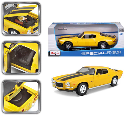 Chevrolet Camaro 1971 gelb 1/18 - RCXX - RC Racing Shop | RC Models | Tuning & Spare Parts for Professionals