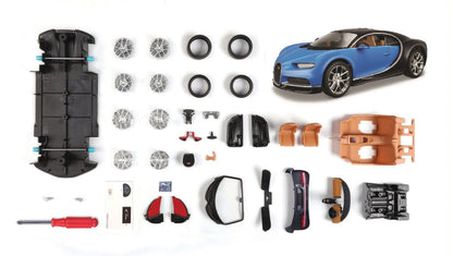 Kit 1/24 Bugatti Chiron blau - RCXX - RC Racing Shop | RC Models | Tuning & Spare Parts for Professionals