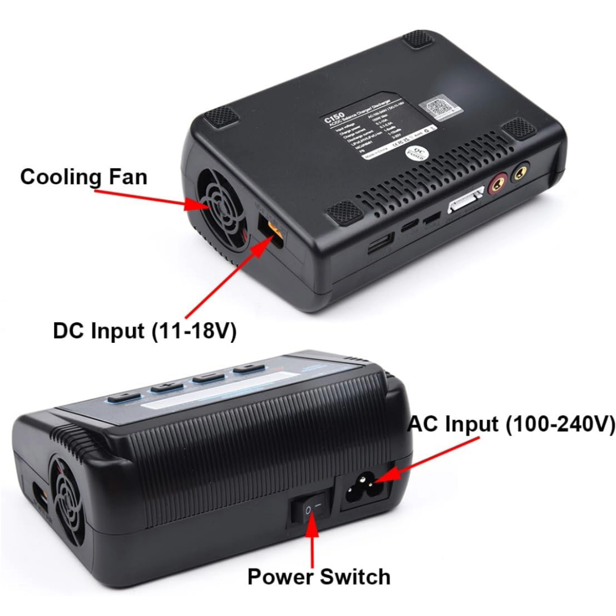 HTRC Ladegerät C150 150W (10A) - HTRC-C150 - RCXX - RC Racing Shop | RC Models | Tuning & Spare Parts for Professionals