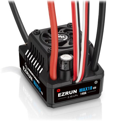 Régulateur Hobbywing Ezrun MAX10 G2 140A pour batteries LiPo 2-4S