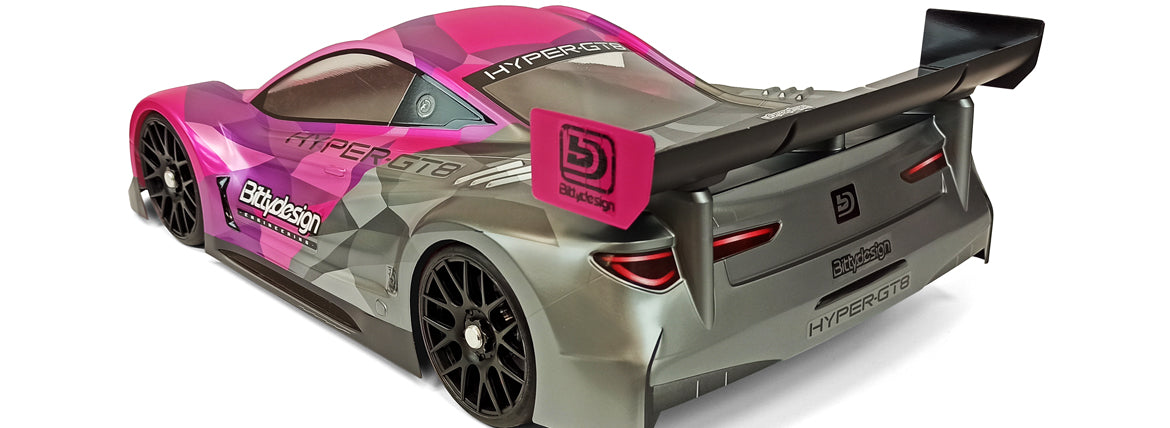 Bittydesign HYPER-GT8 1/8 GT Body - 325mm - BDGT8-HYP
