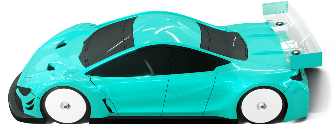 Bittydesign HYPER-HR 1/10 TC 190mm Clear Body Shell - BDTC-190HRHYP