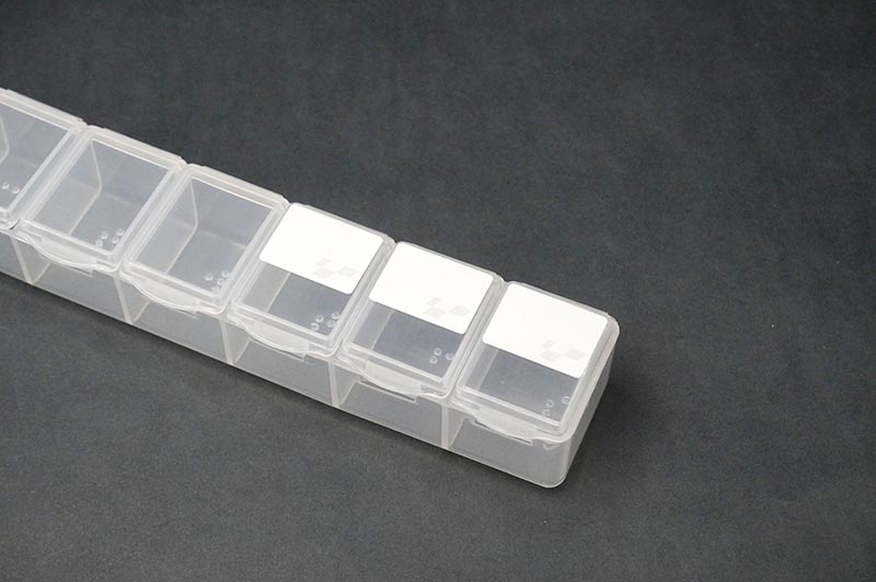 Koswork 7-Compartments Parts Box 165 × 33 × 23 mm (set of 3)