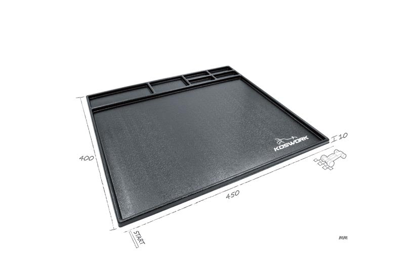 Koswork mounting plate 450x400mm for Mini-Z