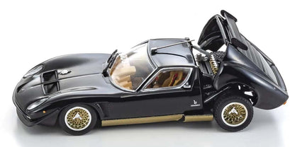 Kyosho 1:43 Lamborghini Miura SVR 1970 Noir-Or