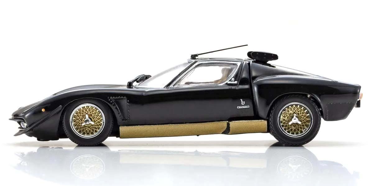 Kyosho 1:43 Lamborghini Miura SVR 1970 Noir-Or
