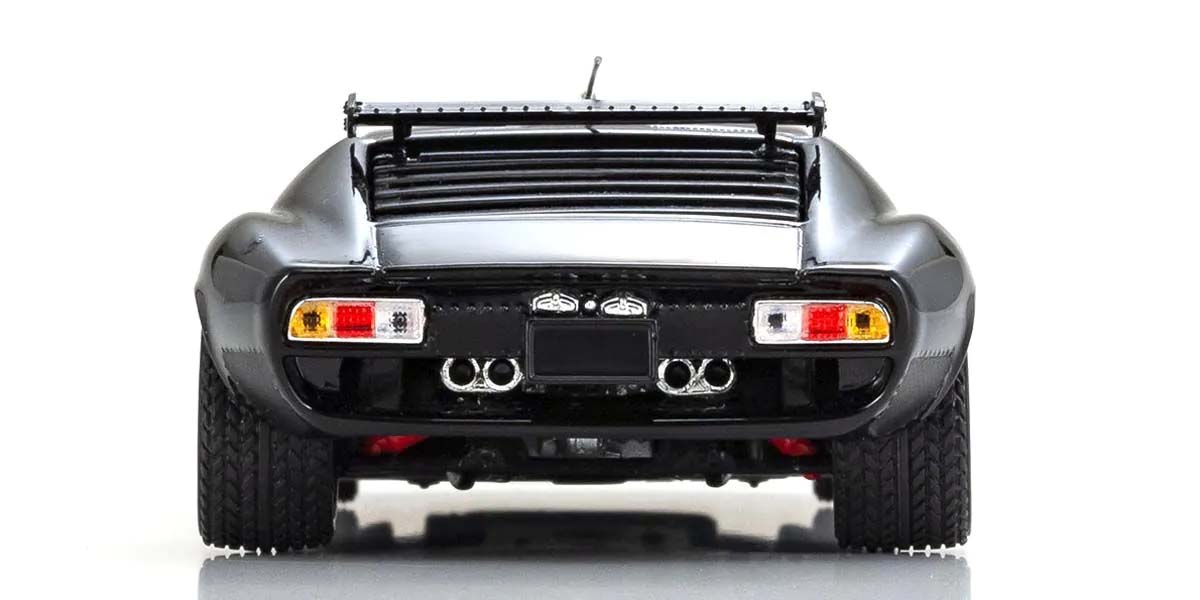 Kyosho 1:43 Lamborghini Miura SVR 1970 Noir-Or