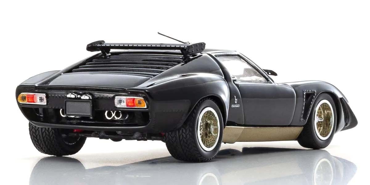 Kyosho 1:43 Lamborghini Miura SVR 1970 Noir-Or