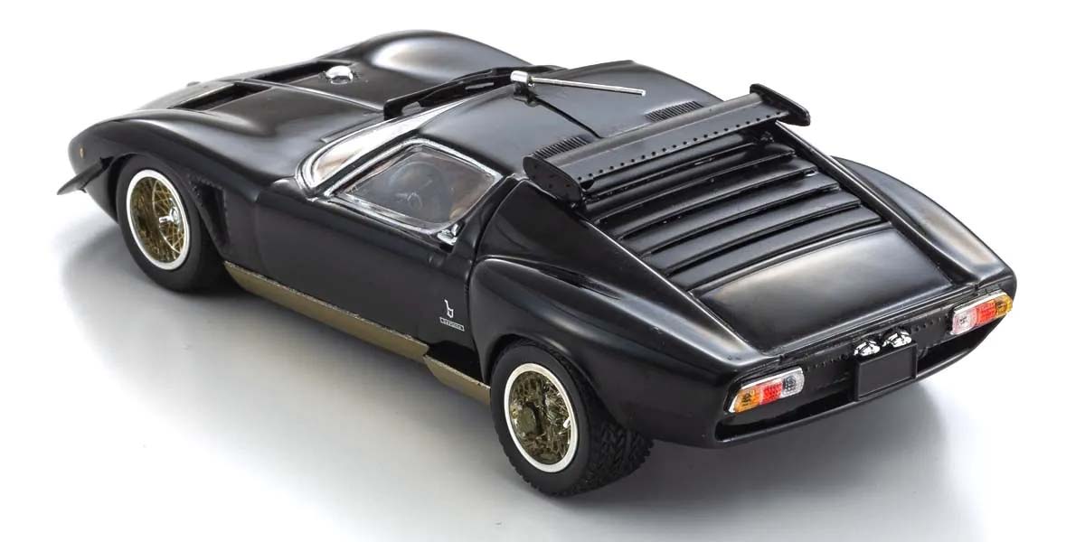 Kyosho 1:43 Lamborghini Miura SVR 1970 Noir-Or